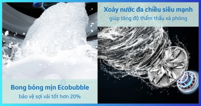 Máy giặt Samsung lồng đứng WA40F95E1CSV giá siêu hợp lý, hội tụ công nghệ hiện đại lại rất tiết kiệm điện