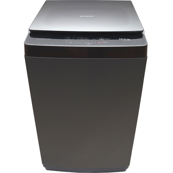 Máy giặt Sharp ES-Y100HV-S 10kg giặt sạch hiệu quả, đáp ứng nhu cầu gia đình đông người