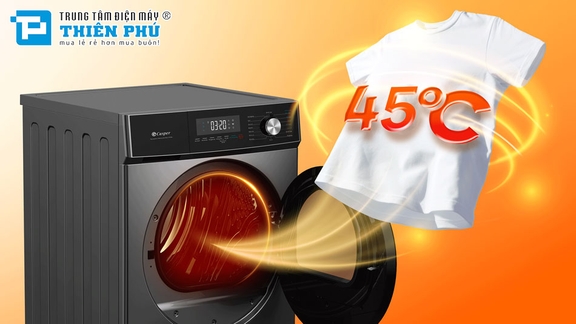 Máy sấy quần áo Casper 9kg TD-P9HG1 lựa chọn phù hợp cho mọi gia đình